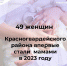 #аВыЗнали, что 49 красногвардейских женщин впервые стали мамами в 2023 году?. - Красногвардейский район