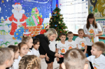 Новым спортивным инвентарём обеспечены все детские сады Красногвардейского района.