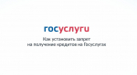 На Госуслугах появился сервис для установки добровольного запрета на кредиты и займы. Это поможет защититься от мошенников.