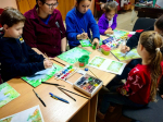 Прошло занятие по рисованию с Людмилой Леонидовной Каргапольцевой под названием "Осенний лес