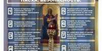 Меры безопасности на Пасху. - Красногвардейский район