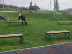 В Красногвардейском округе продолжаются масштабные работы по благоустройству территории.