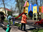 Красногвардейский округ принял участие во Всероссийском субботнике в поддержку нацпроекта «Инфраструктура для жизни».