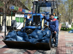 Красногвардейский округ принял участие во Всероссийском субботнике в поддержку нацпроекта «Инфраструктура для жизни».